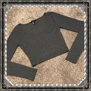 Gray Crop Top sz. M